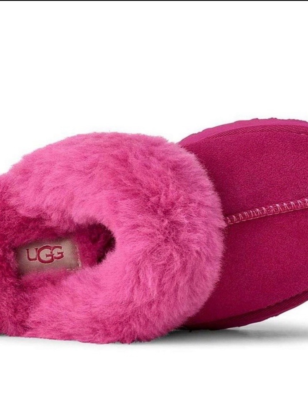 UGG Fuchsia Disquette platform clogs